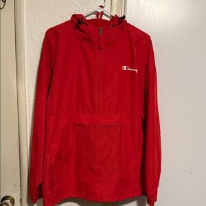 Champion Bright Red Windbreaker
